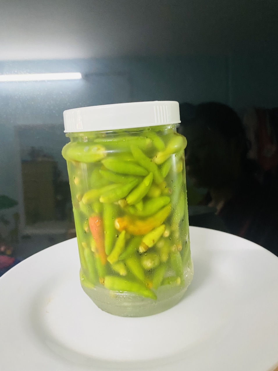 Ớt ngâm giấm chua ngọt 1 hũ 500gram