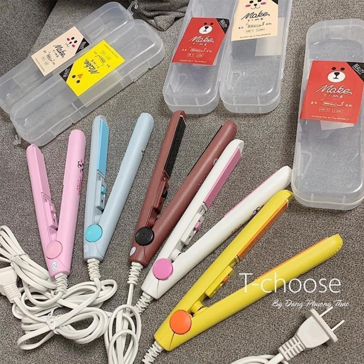 Máy kẹp tóc mini hình thú
