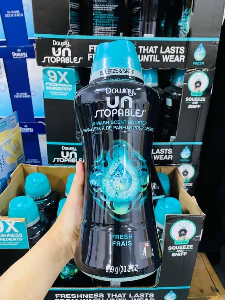 Viên xả vải giữ hương thơm lâu downy unstopables chai đại của mỹ