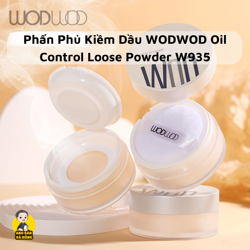 Phấn phủ kiềm dầu wodwod oil control loose powder w935