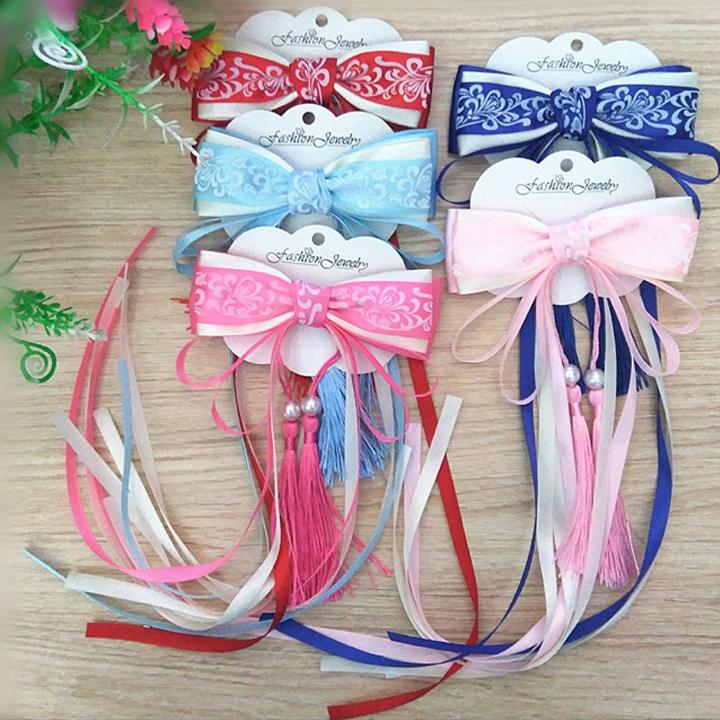 Kẹp tóc nơ cổ trang - miêu quán