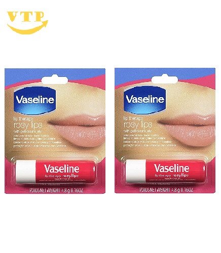 Combo 2 thỏi son dưỡng môi vaseline lip therapy 4.8g