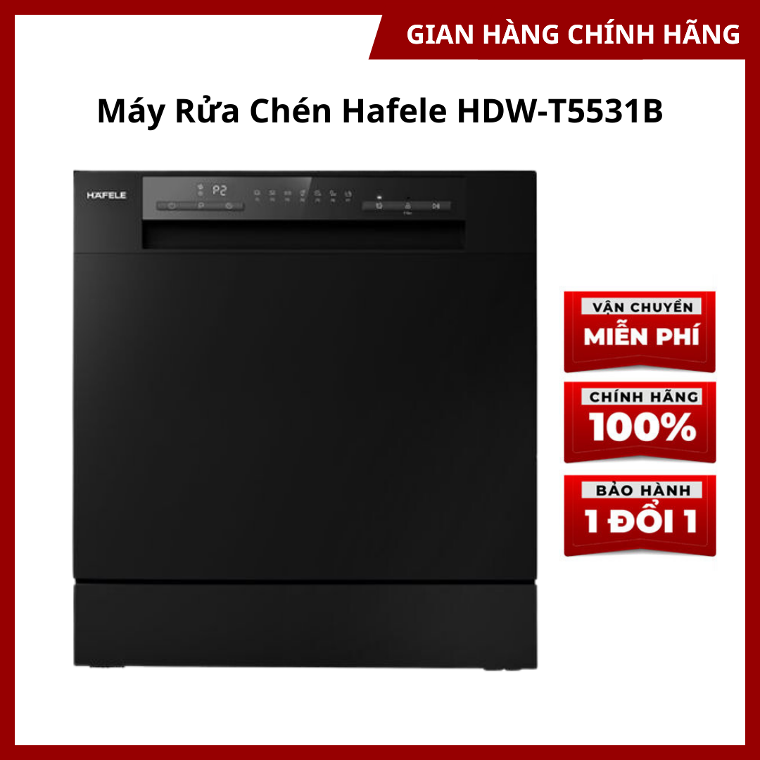 Máy rửa chén hafele hdw-t5531b 538.21.350 - hàng chính hãng