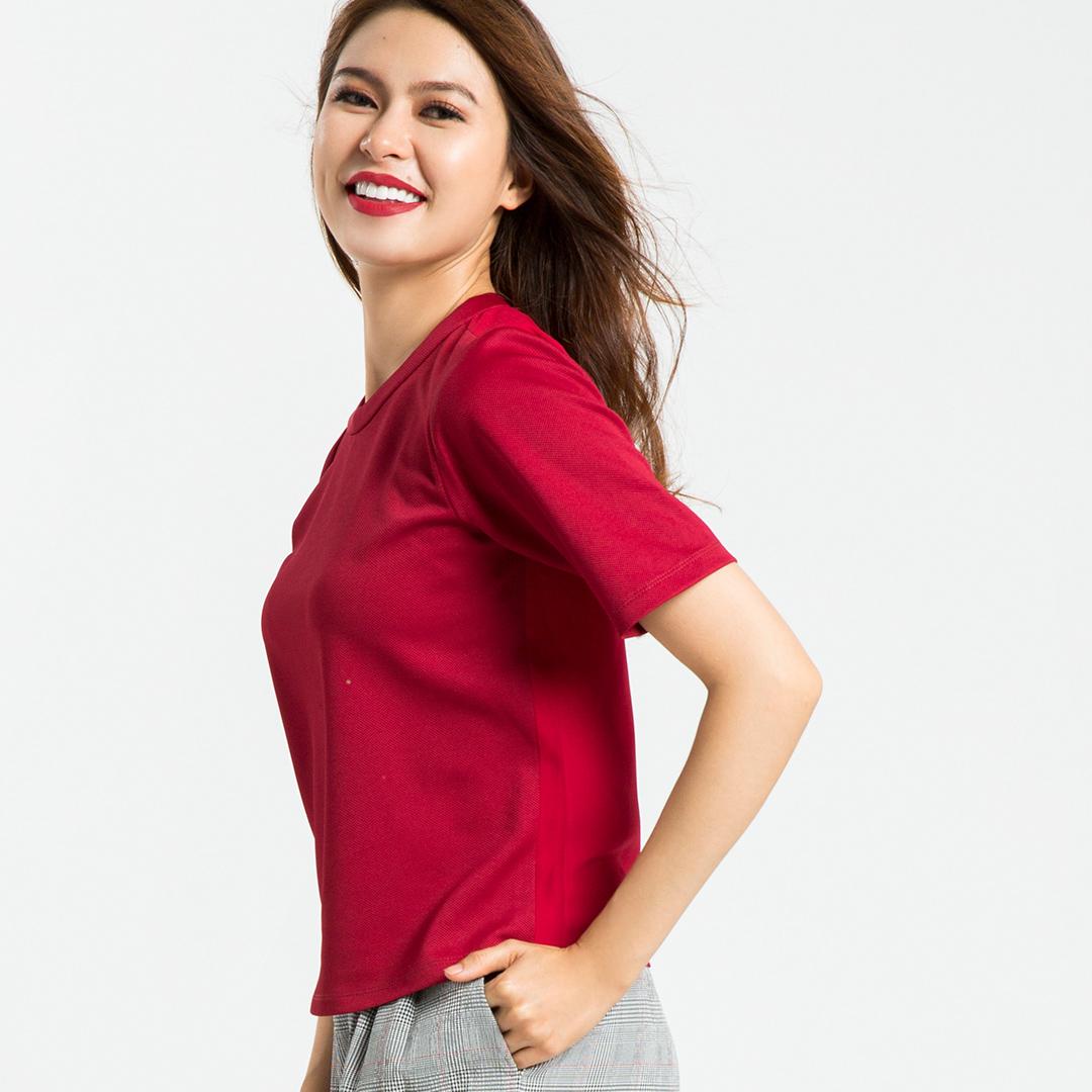 Áo tshirt phối voan hity top071