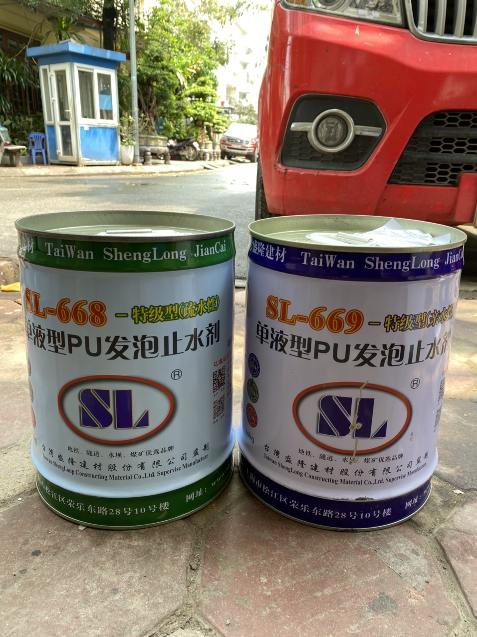 Keo pu trương nở sl 668,sl 669 | keo trương nở polyurethane xử lý rò rỉ nước chất lượng giá rẻ