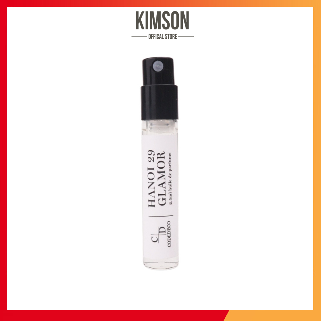 Tinh dầu nước hoa codedeco hanoi 29 glamor 2.5ml nhẹ nhàng, thanh lịch, tinh tế