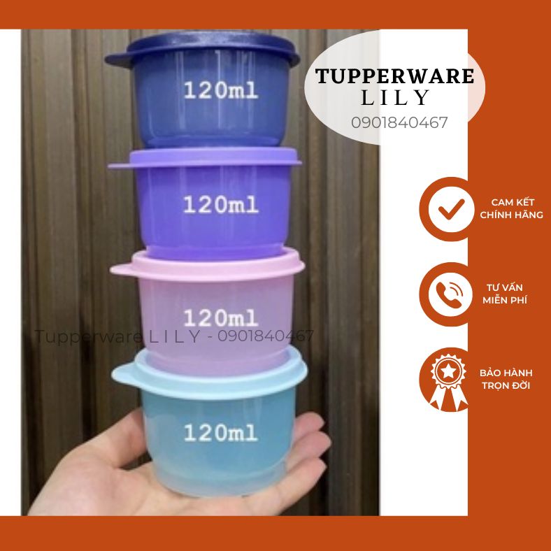 Hộp bqtp snack cup 120ml - tupperwarelily