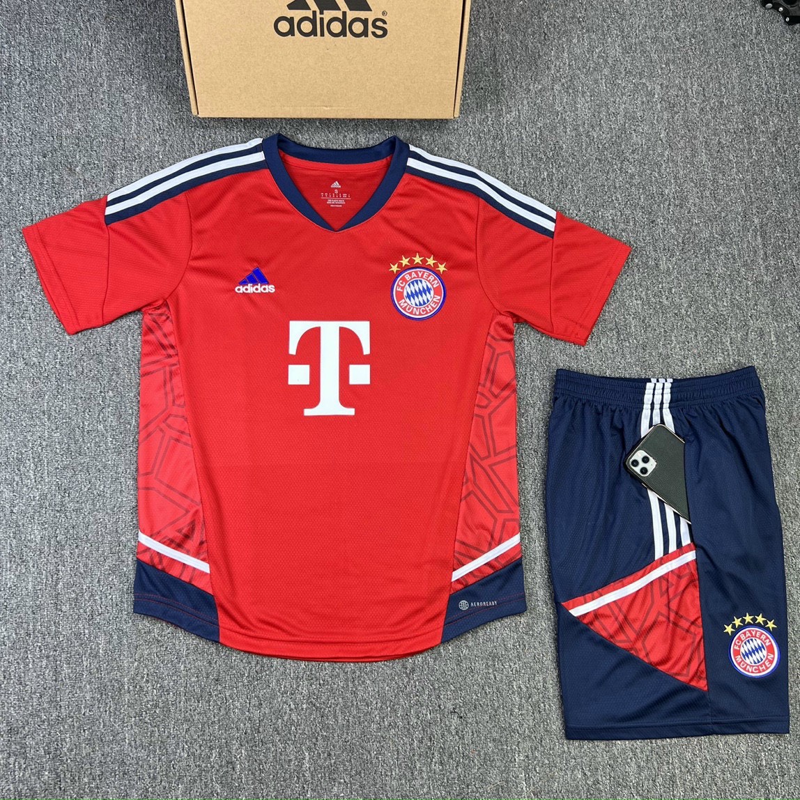 Áo Bóng Đá CLB Bayern Munich Training - Vải Polyester Gai Thái Hàng Nhập Khẩu Thailand