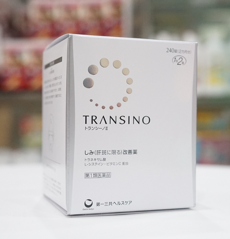 Viên uống transino 240 viên trắng da mờ nám nhật bản