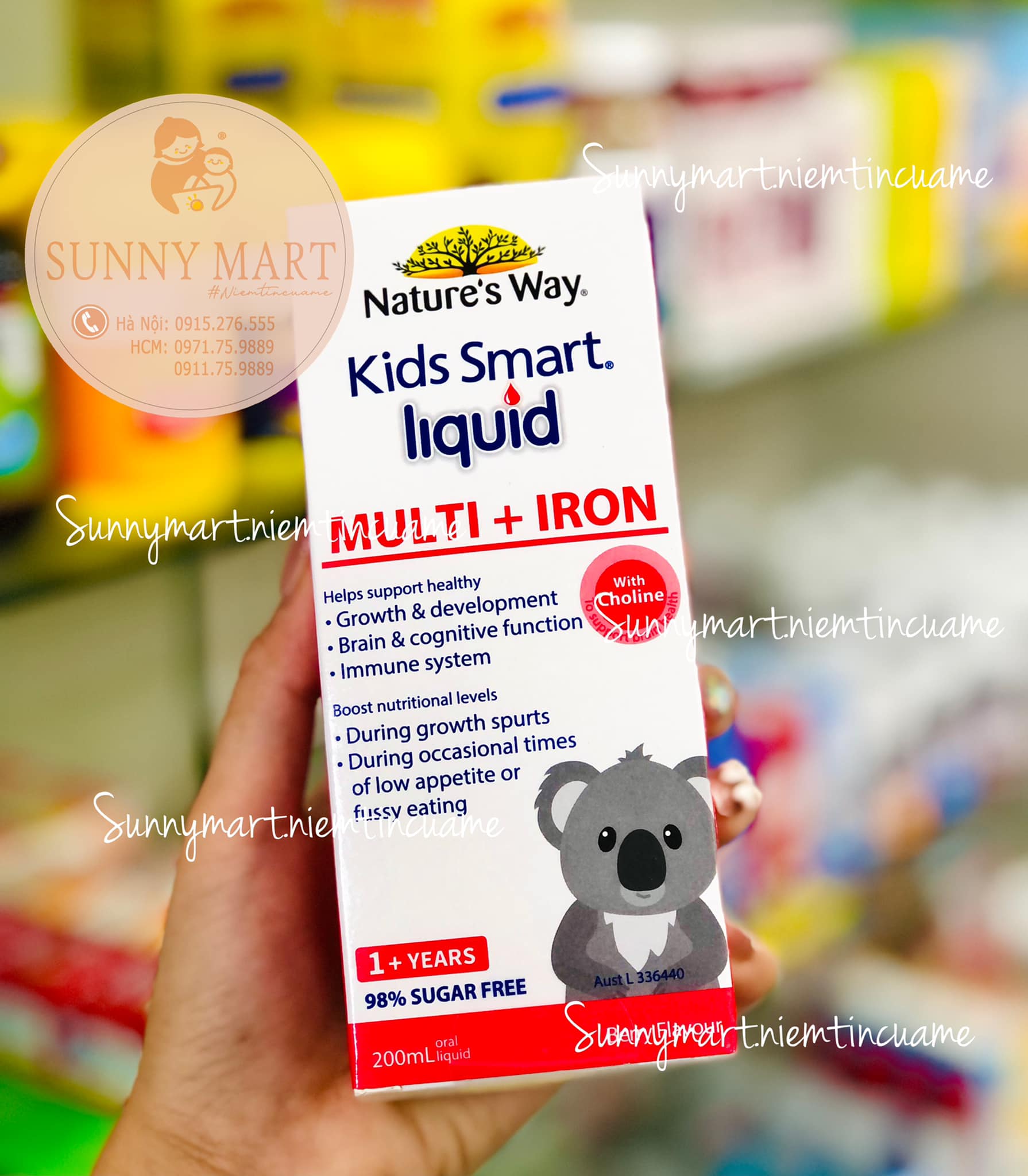 Siro Nature's Way Kids Smart liquid Multi and Iron 200ml