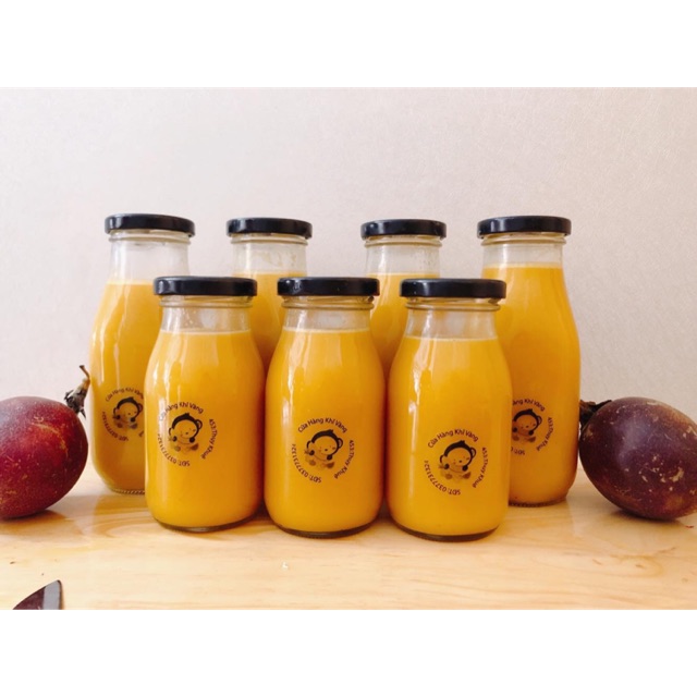 Combo 4 chai thuỷ tinh 300ml + 4 chai thuỷ tinh 200ml nắp thiếc