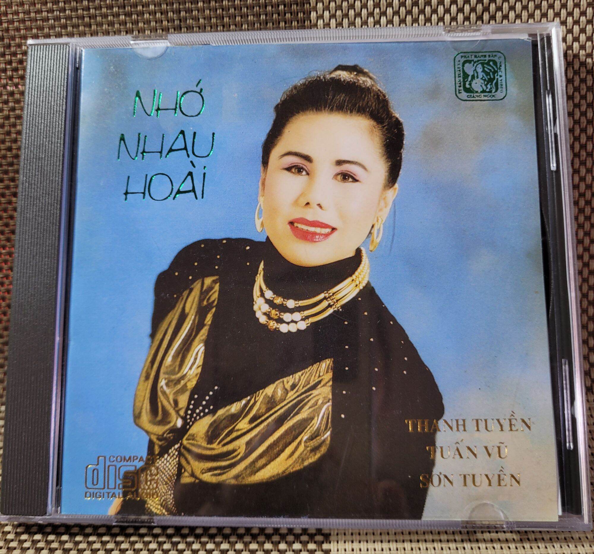 Cd nhớ nhau hoài. thanh tuyền, tuấn vũ, sơn tuyền. bìa nhũ đẹp