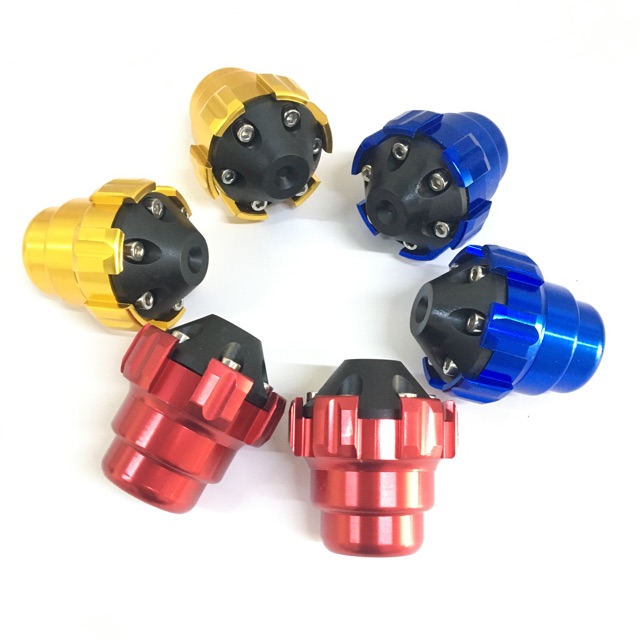 Gù chống đổ trước xe máy Rizoma 6 cạnh có nắp