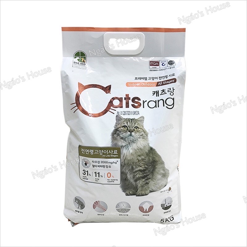 Thức ăn hạt cho mèo Catsrang all age 5kg