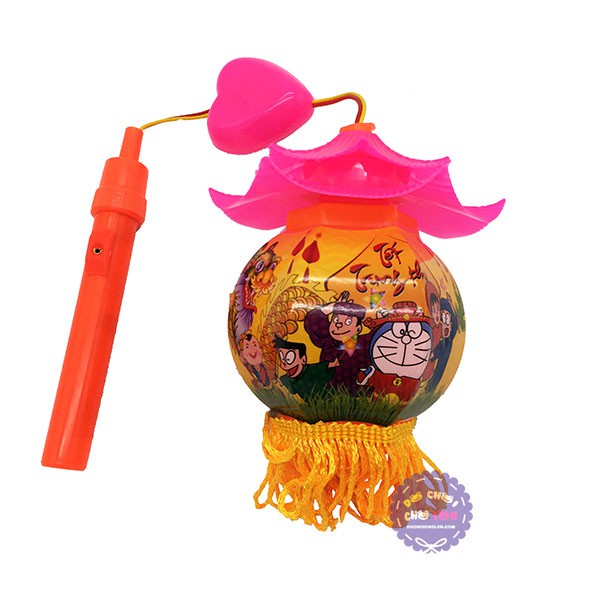Đèn lồng trung thu mái đình có đèn có nhạc cho bé