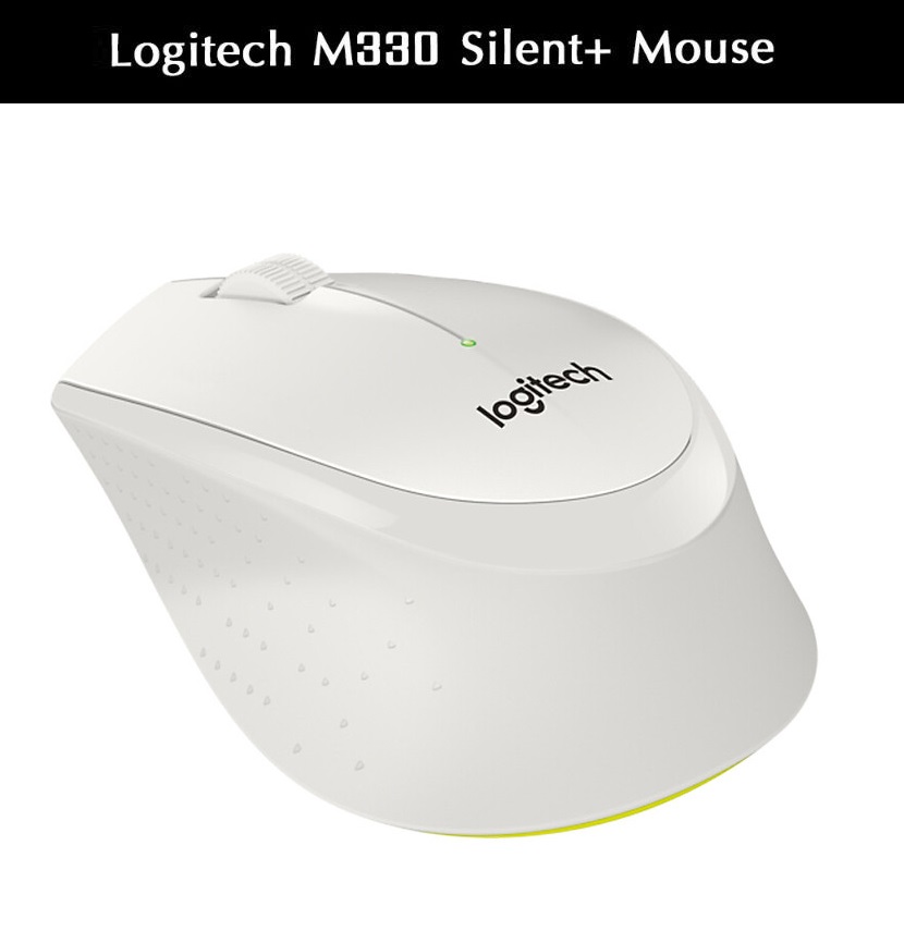 Chuột máy tính của logitech dành cho máy tính - chuột không dây logitech m330 chuột im lặng với usb 1000dpi 2,4 ghz, độ phân giải cảm biến cao bảo hàng chính hãng 12 tháng