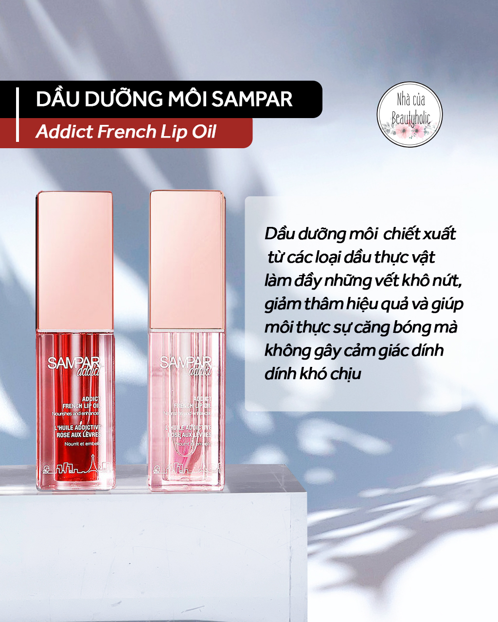 [Nhacuabeautyholic] Dầu dưỡng môi SAMPAR LIP OIL