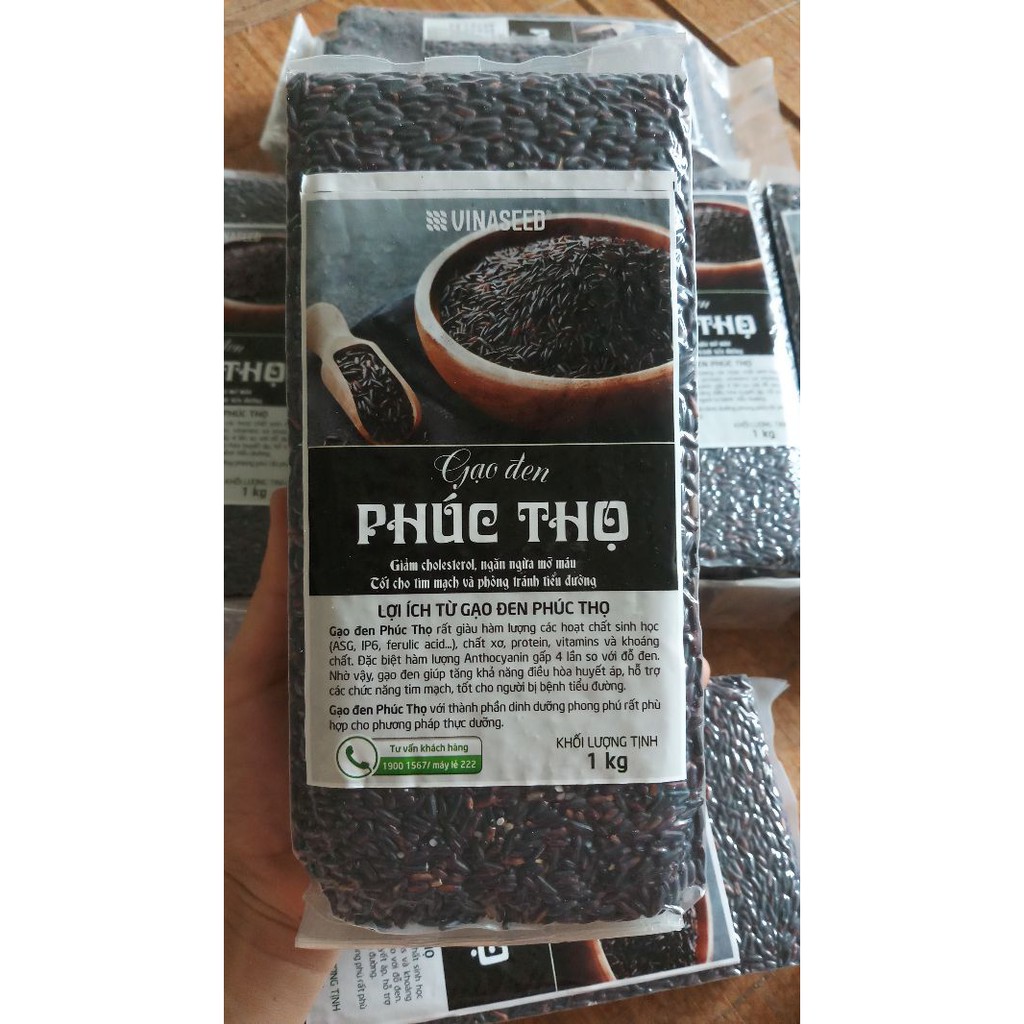 Gạo Lứt Đen Phúc Thọ-Vinaseed