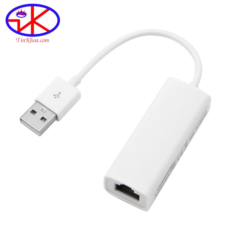 USB to LAN 516- Dây chuyển USB SANG LAN 516-USB 2.0 ETHERNET ADAPTER