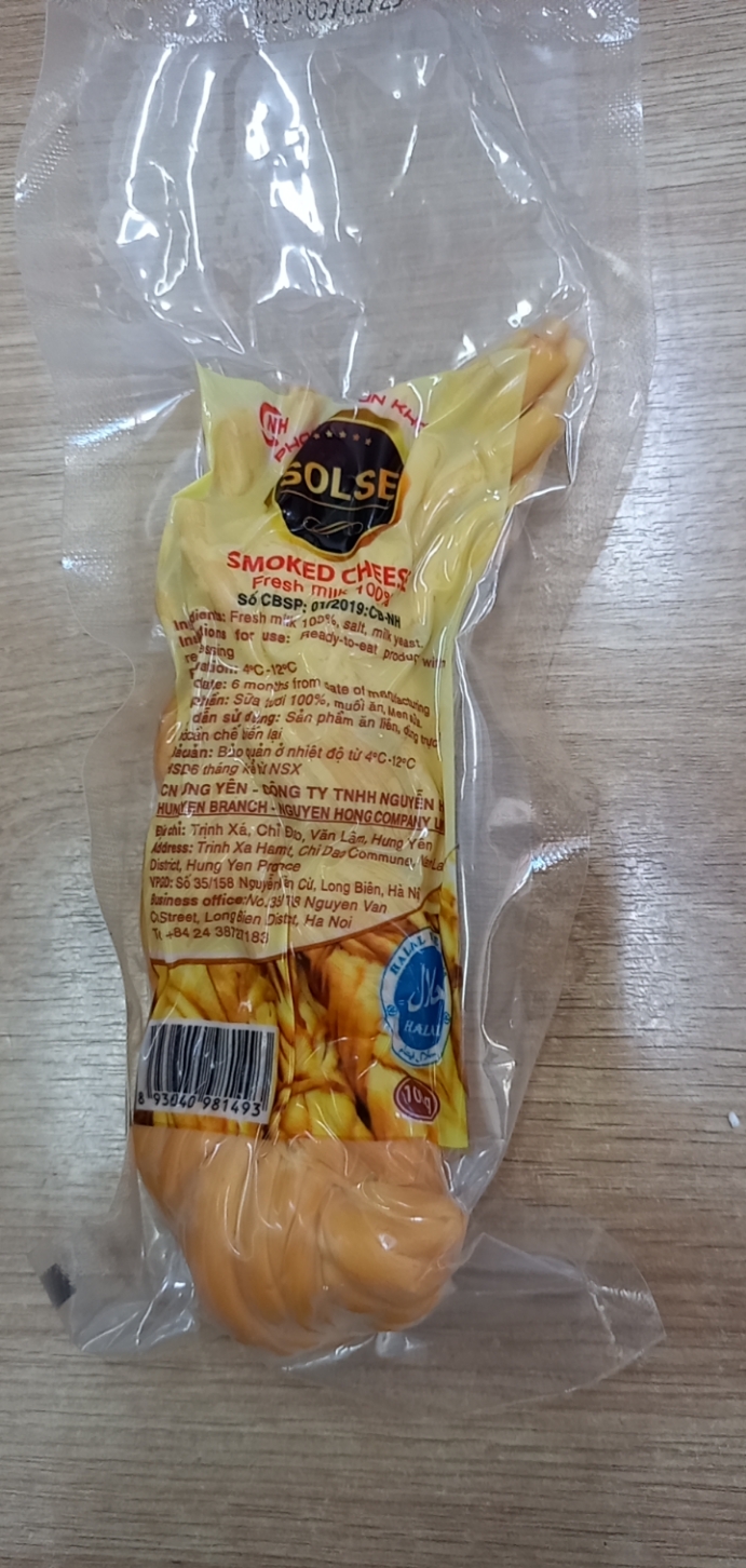 Phô mai hun khói sosle 200g