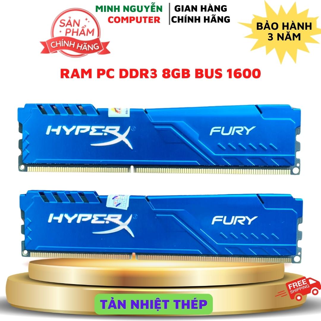 Ram ddr3 8gb 1600mhz 1.2v kingston tản hyperx, ram pc3 8gb 12800 - new bảo hành 36 tháng