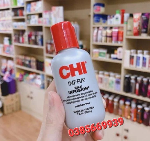 Tinh dầu dưỡng tóc CHI Silk Infusion Hydration chi INFRA 59 mL hàng chuẩn Mỹ