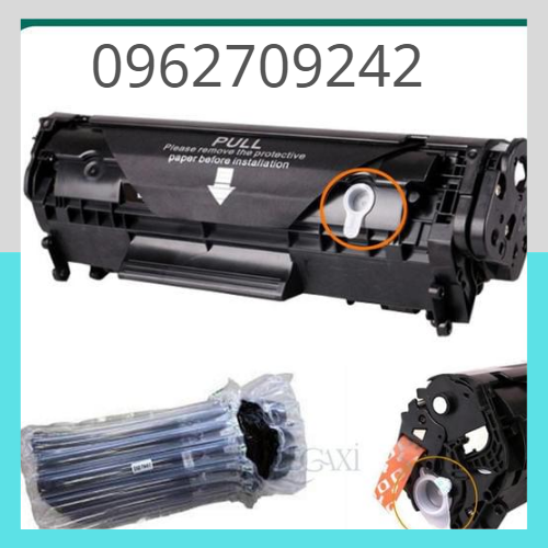 Combo 2 hộp mực máy in canon 2900,hộp mực in, hộp mực máy in 2900 có lỗ đổ mực giá rẻ