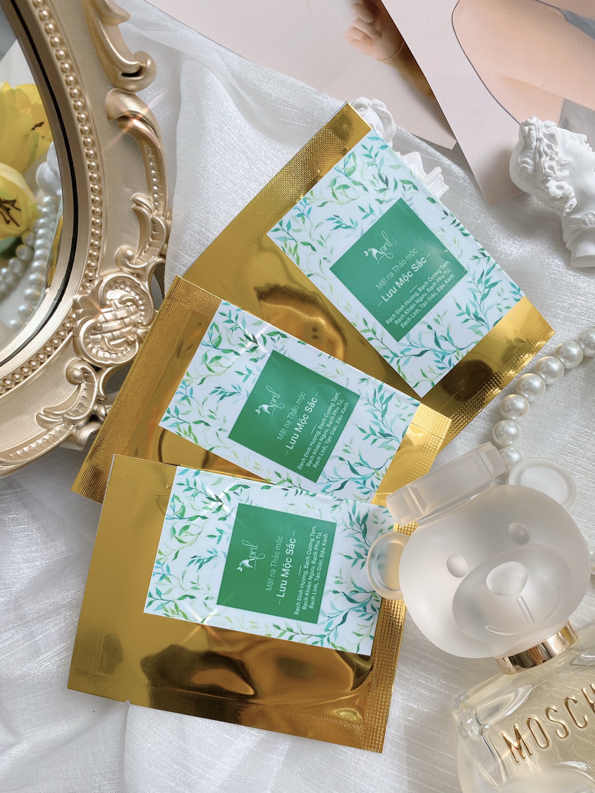 Combo 03 gói Mặt nạ Thảo mộc dành cho da nám, tàn nhang Lưu Mộc Sắc