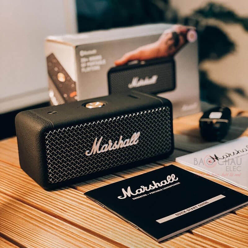 ( New 2023 ) Loa Nghe Nhạc Bluetooth Marshall Emberton M81 - Loa Nghe Nhạc Mini Cầm Tay, Loa Nghe Nhạc Không Dây Thiết Kế Sang Trọng, Âm Thanh Bass Siêu Mạnh, Pin Cực Trâu Kết Nối Bluetooth V5.0 Chống Nước IPX7 Bảo Hành 12 Tháng