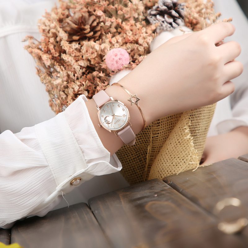 Đồng hồ nữ julius hàn quốc ja-1211 dây da có lịch
