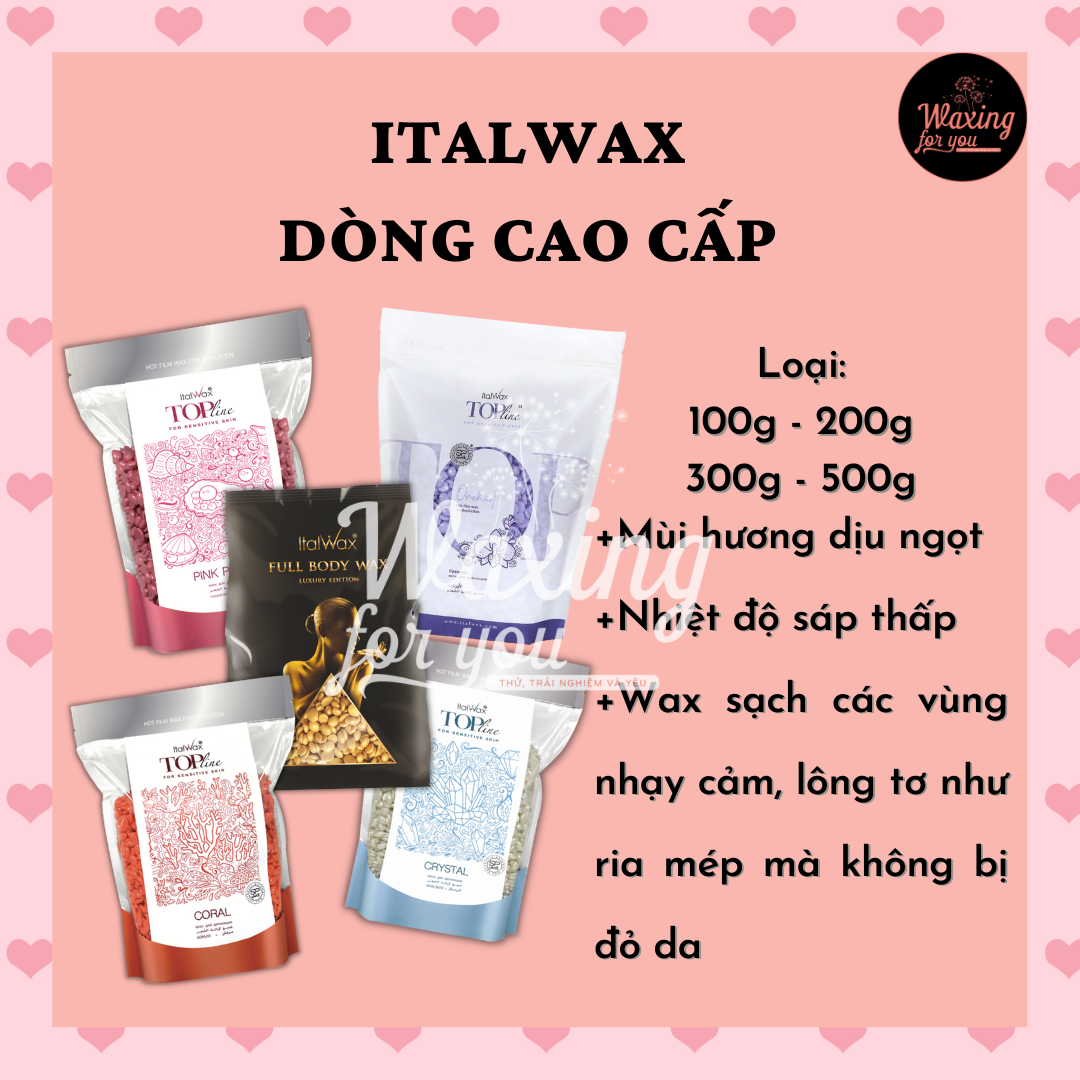 Sáp wax lông dòng cao cấp có nhũ Topline không mùi