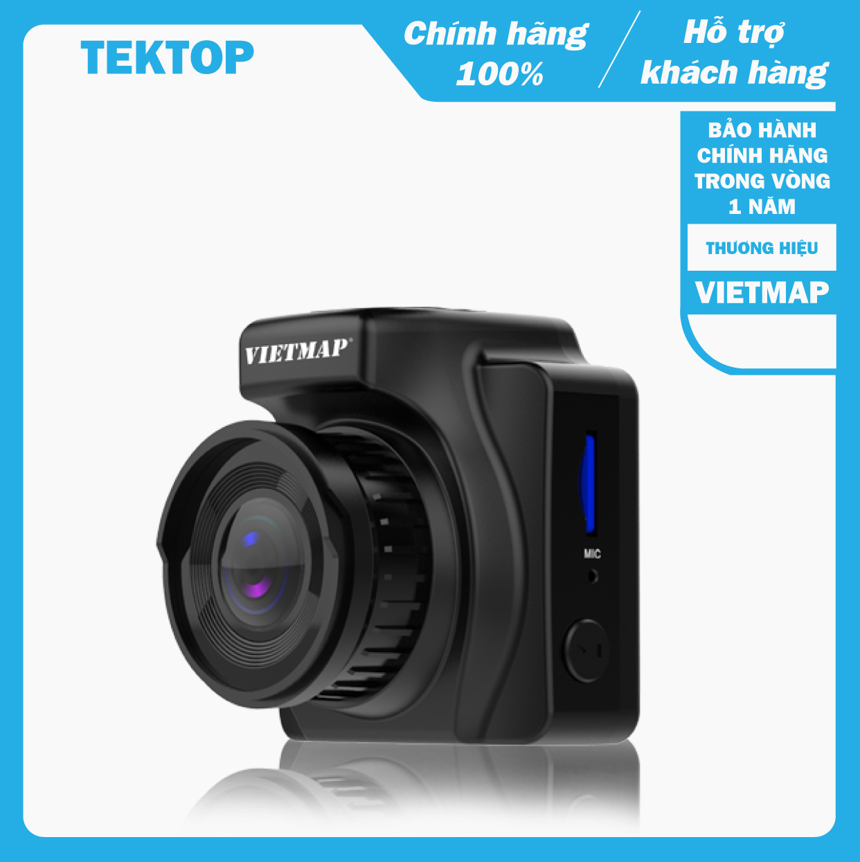 Camera hành trình VietMap IR23, Full HD 1080p, kết nối wifi, ghi hình hồng ngoại
