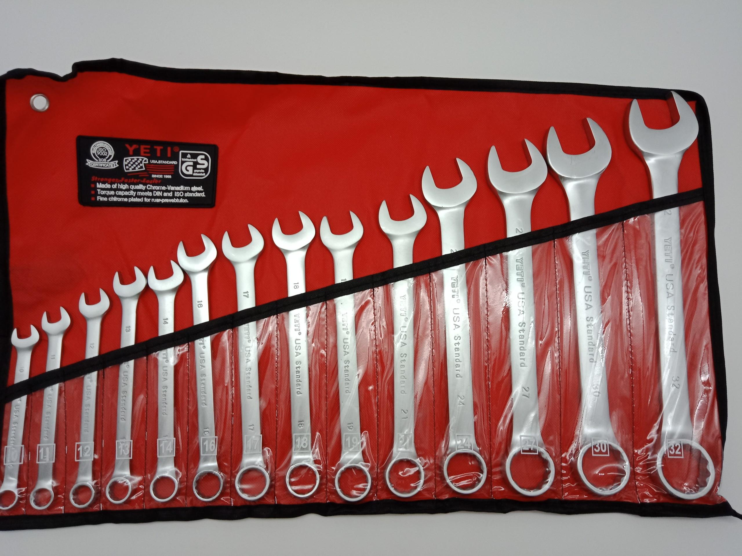Hcm bộ vòng miệng, cờ lê yeti usa 14 chi tiết 8-24