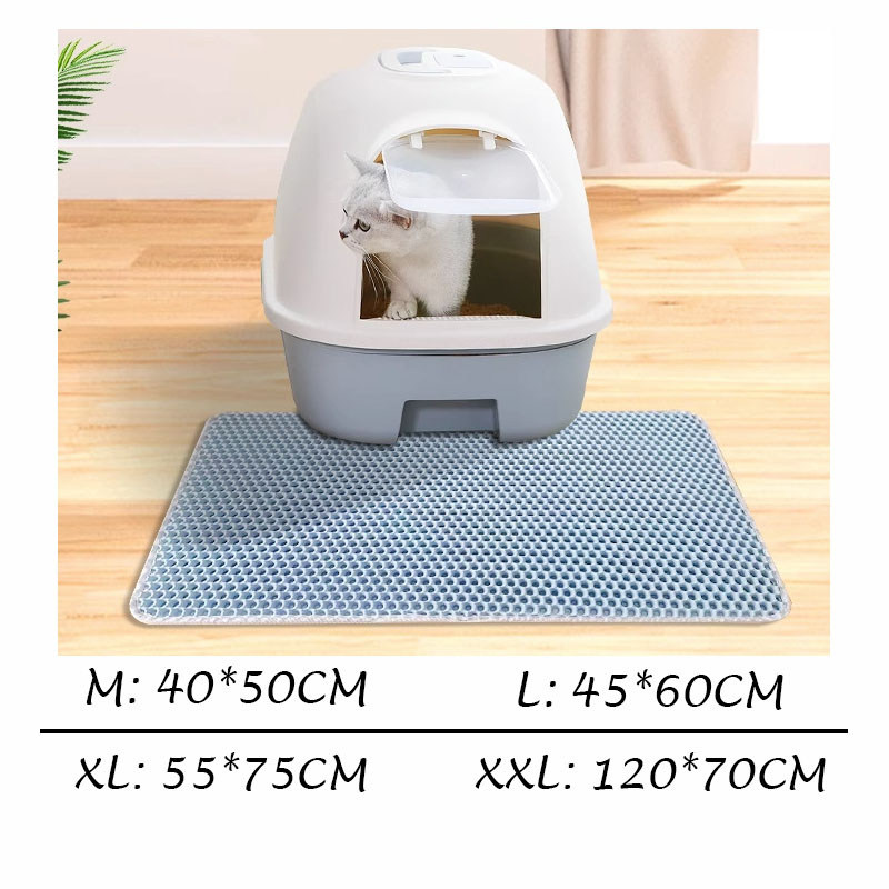 🔥 🔥 【30-120Cm】Cat Litter Mat Cat Litter Mat Cat Litter Mat Cat Litter Mat Cat Litter Mat Cat Litter Mat Large Size Cat Litter Mat，Anti-Splash Mat，High Quality Material, Anti-Slip Cat Litter Mat - 2