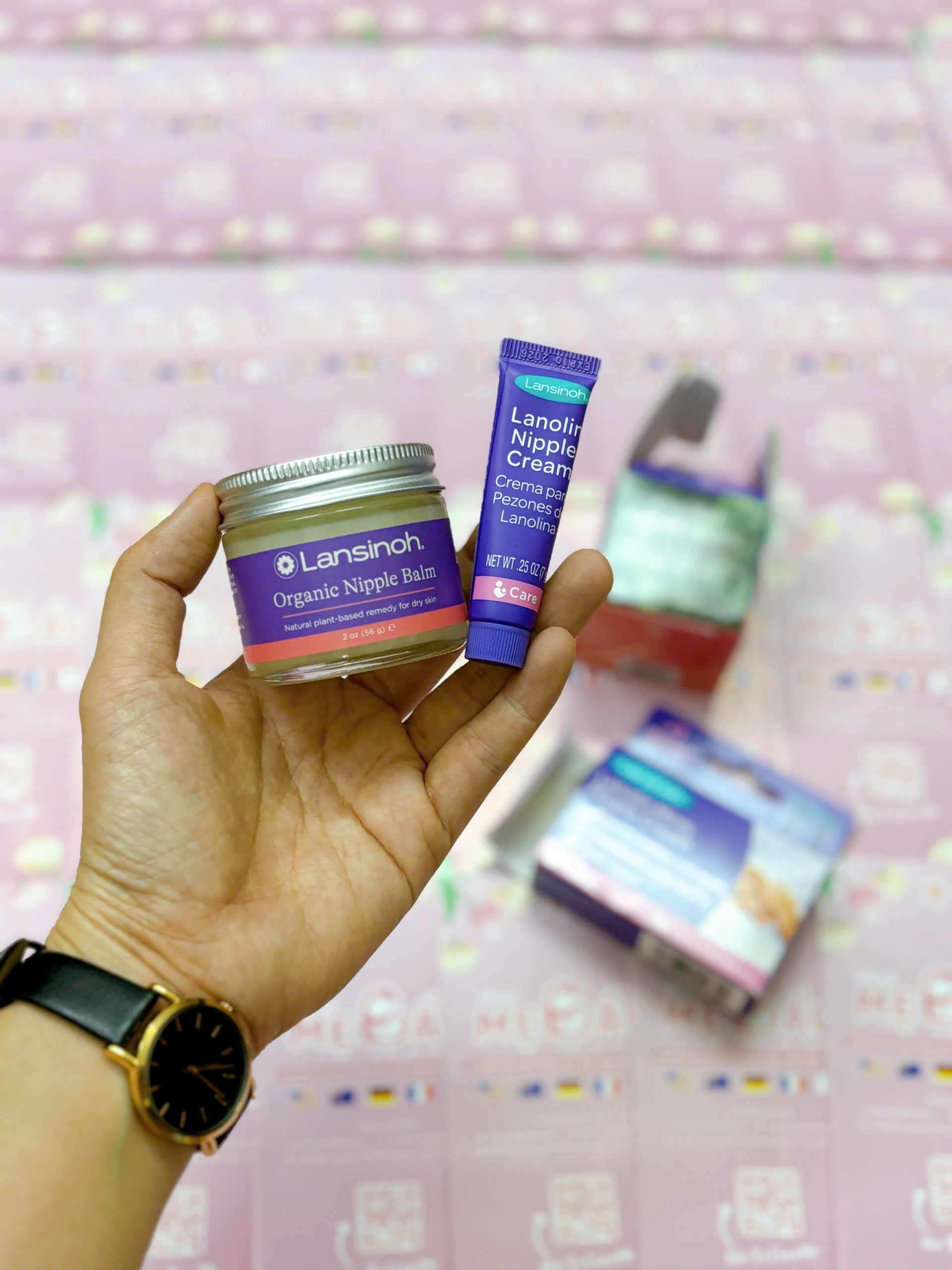 Kem bôi đa năng nứt đầu ti Lansinoh Lanolin Nipple Cream