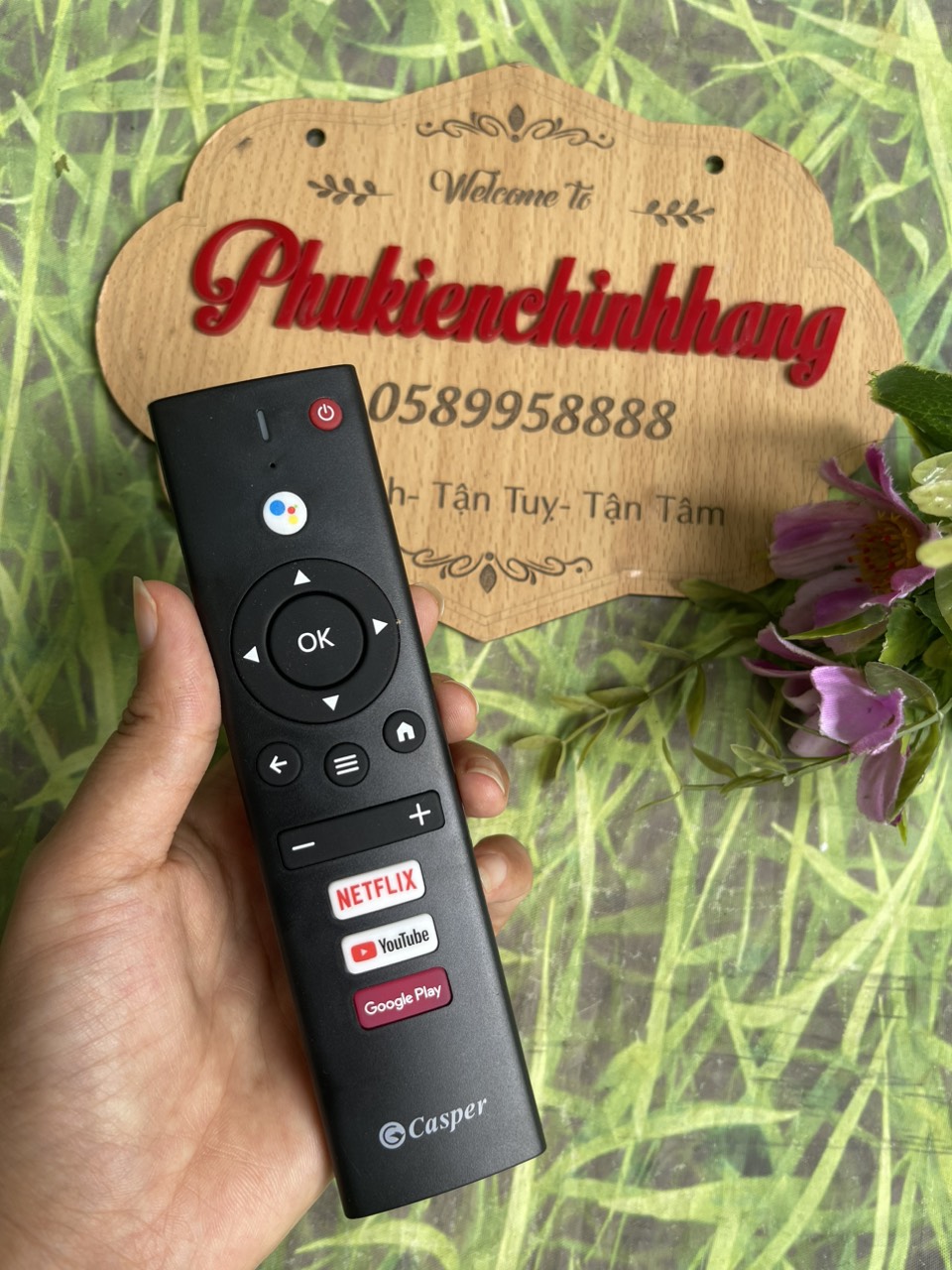 Remot tivi Casper A3 giọng nói đời mới nhất bảo hành 03 tháng