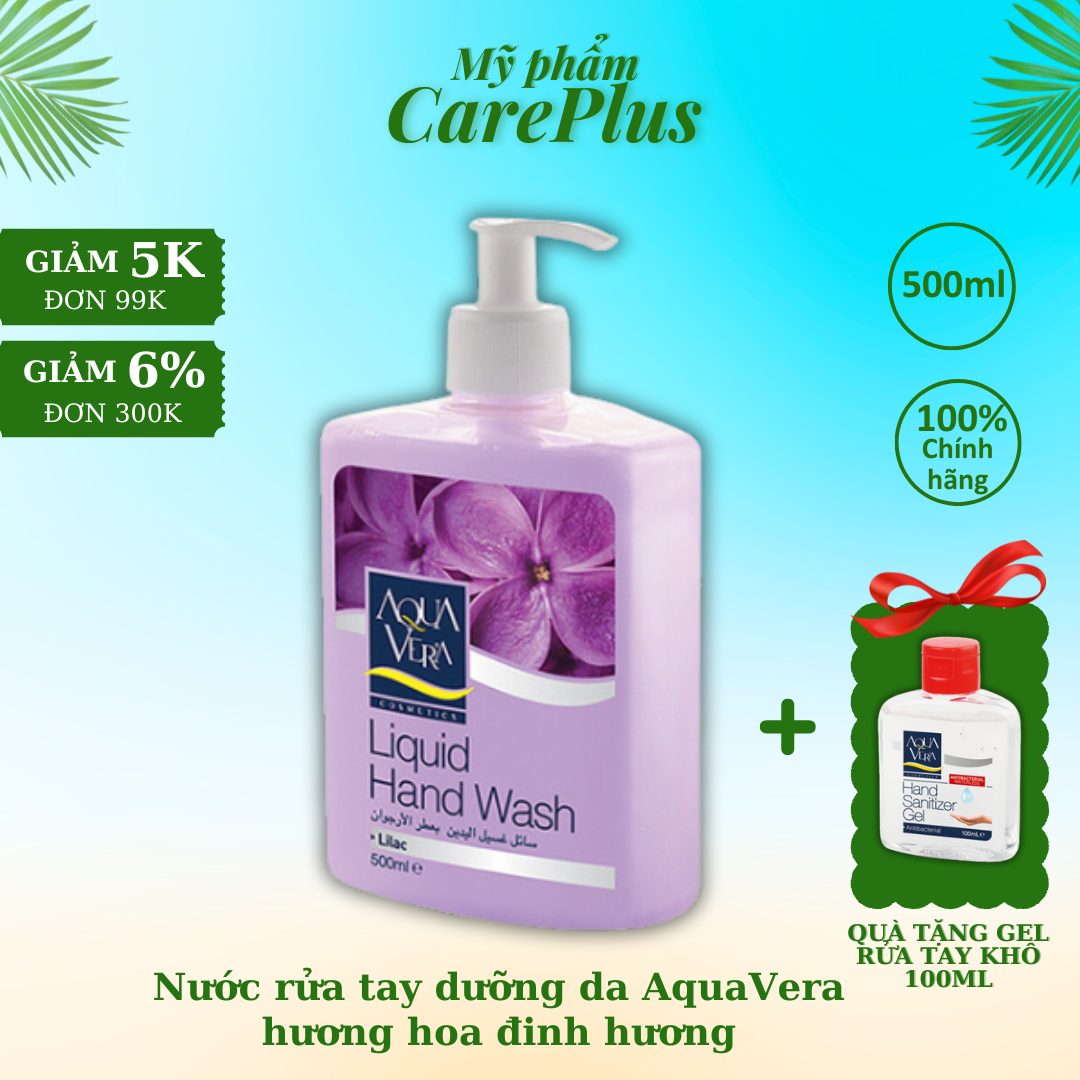 TẶNG GEL RỬA TAY 100ML Nước rửa tay tạo bọt dưỡng chất Hoa Tử Đinh Hương