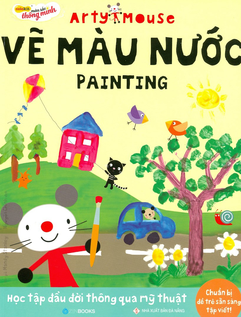Arty mouse - vẽ màu nước