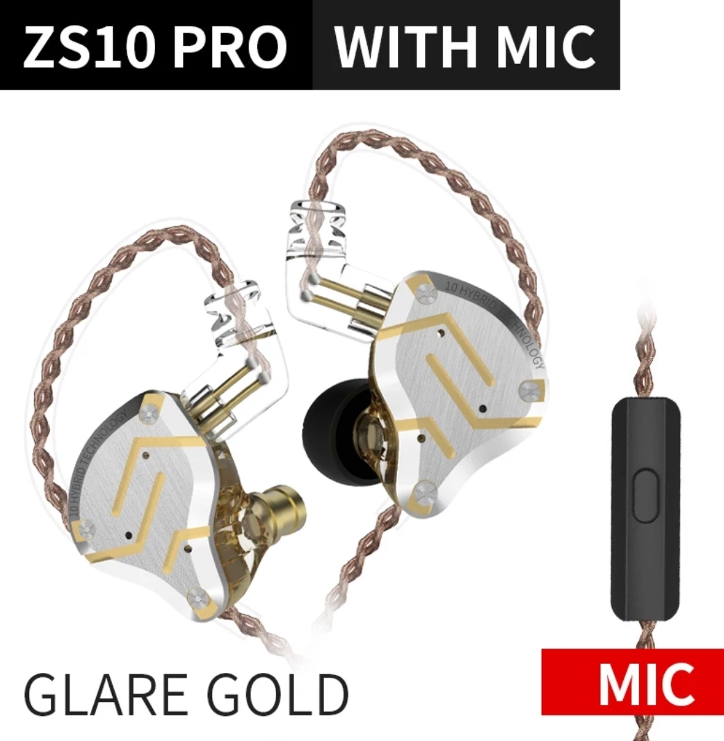 Tai nghe chất lượng cao 10 Driver KZ ZS10 PRO có micro