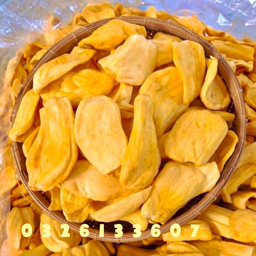 100G Mít Sấy Giòn Hàng Xuất Khẩu, Mít Sấy Đặc Sản Đà Lạt NGUYÊN MIẾNG
