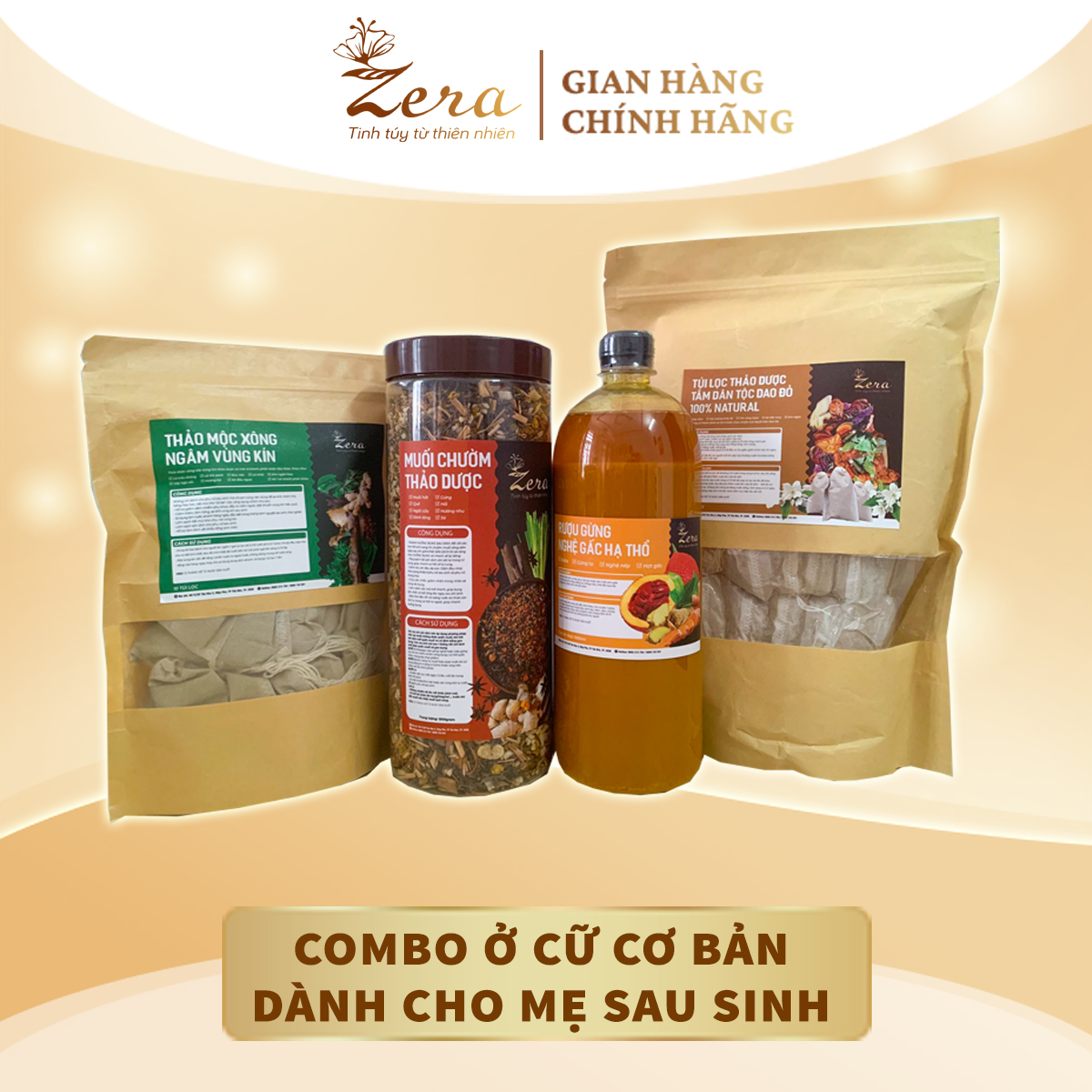 Combo ở cữ Cơ Bản dành cho mẹ - Giúp thải độc, hồi phục cơ thể sau sinh nhanh chóng