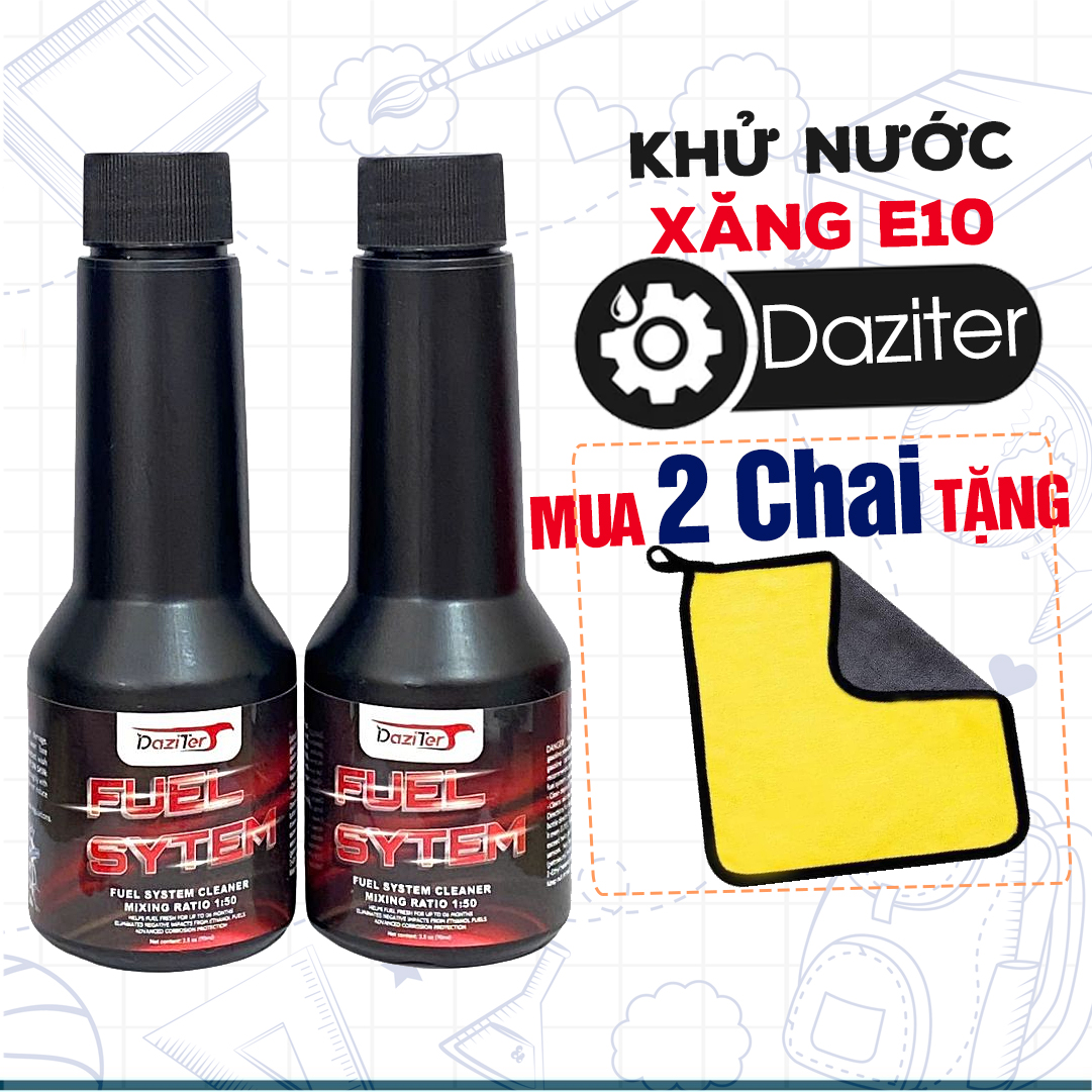 Dung Dịch Vệ Sinh Buồng Đốt Daziter 60ml, Nhập Mỹ, Giúp Tẩy Muội Than Carbon Cho Xe Số, Xe Ga