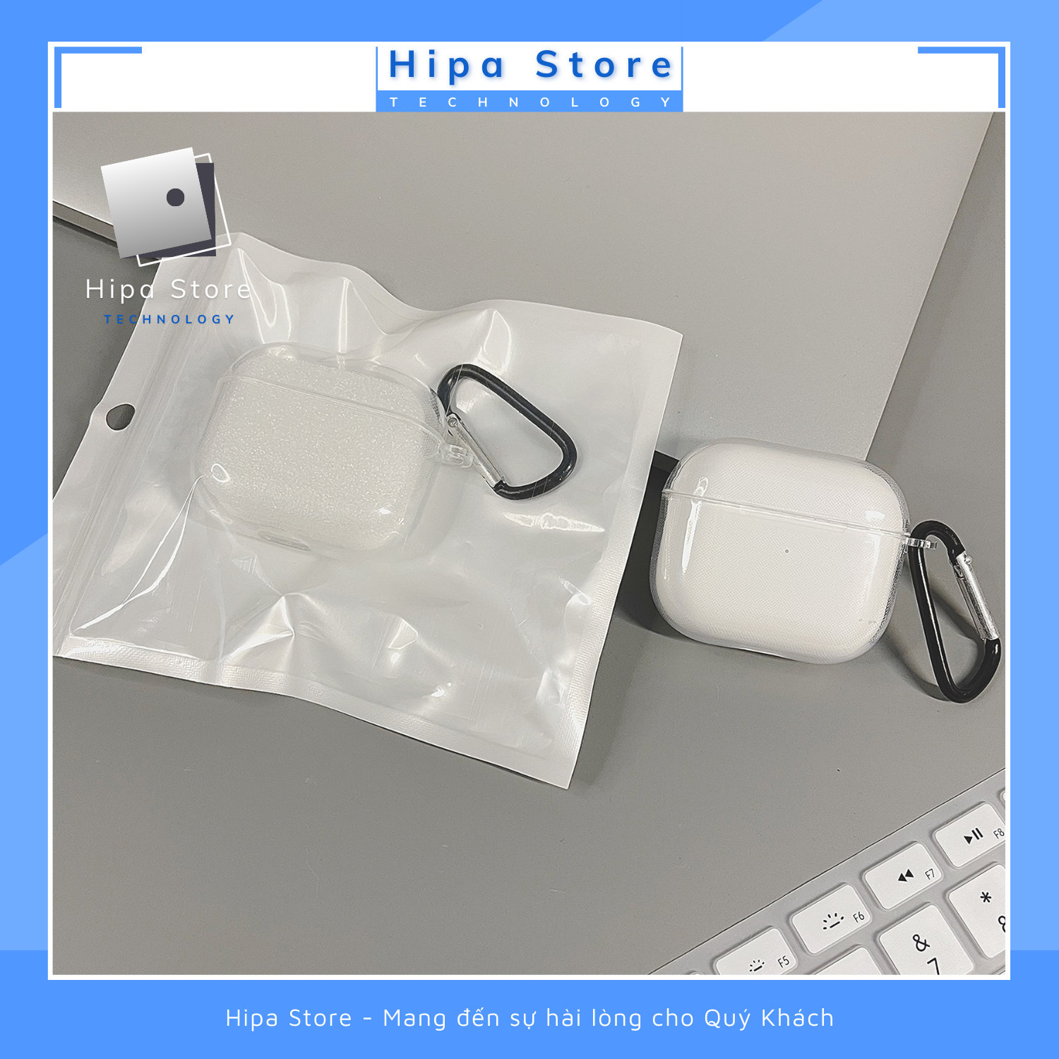 Vỏ bảo vệ airpods pro 2 - case airpods trong | hipa store