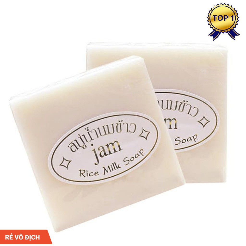 [LẺ 1 BÁNH]Xà Phòng Gạo Sữa Thái Lan/DATE Mới