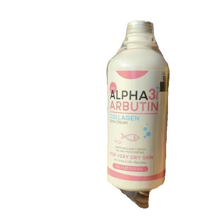 Sữa tắm trắng da alpha arbutin 3+ plus collagen bath cream 350ml thái lan