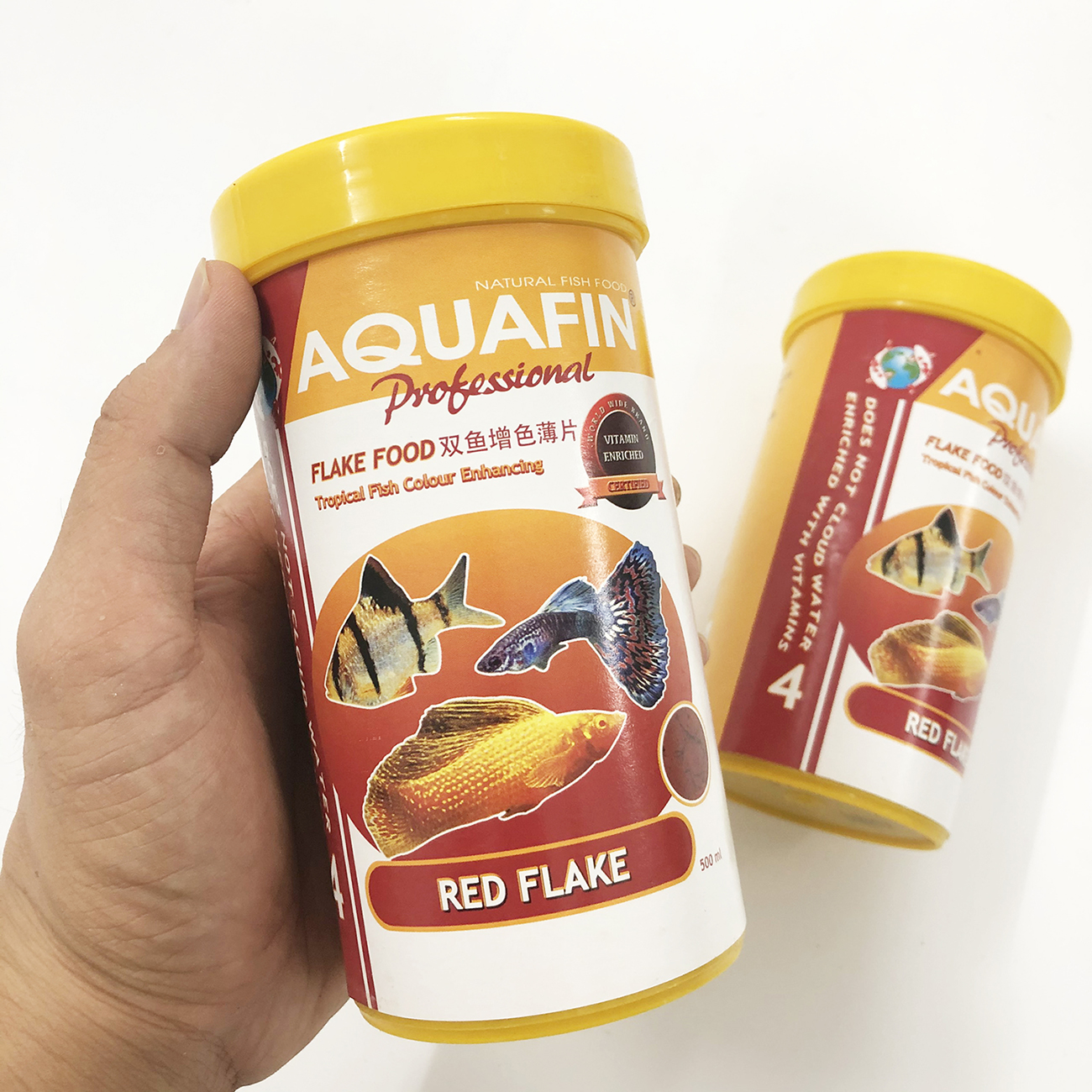 Thức ăn cho cá dạng lá Aquafin 100ml, 250ml, 500ml giúp cá nhanh lớn, lên màu sắc đẹp
