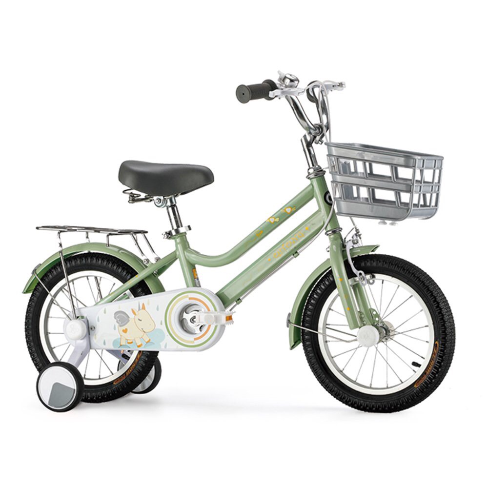 Xe đạp cao cấp cho bé TN21A07 với các màu hồng,xanh ngọc và xanh lá