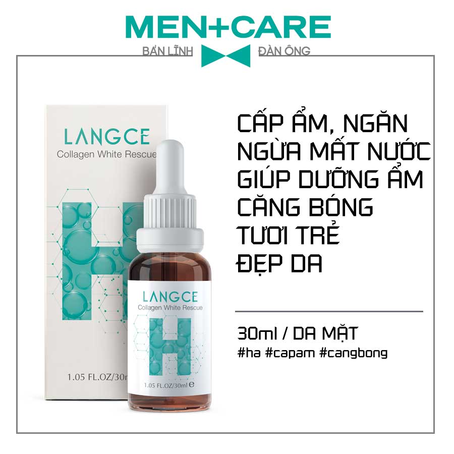 LANGCE SERUM COLLAGEN+ CẤP ẨM CĂNG BÓNG TƯƠI TRẺ ĐẸP DA 30ml CHO NAM