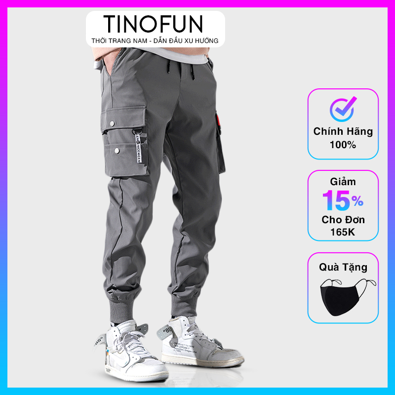 Quần thể thao nam Kaki FUNS FREESHIP mã TT33-W jogger cá tính túi hộp bó ống phong cách chất vải đẹp dài