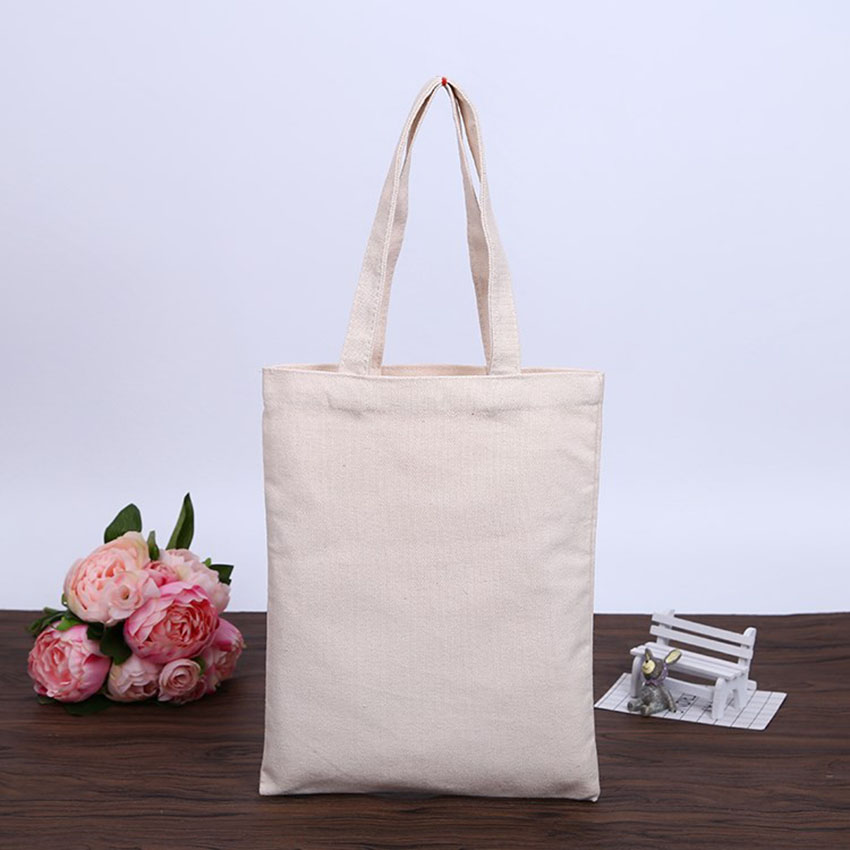 Túi vải canvas trơn không khóa miệng-TALI STORE